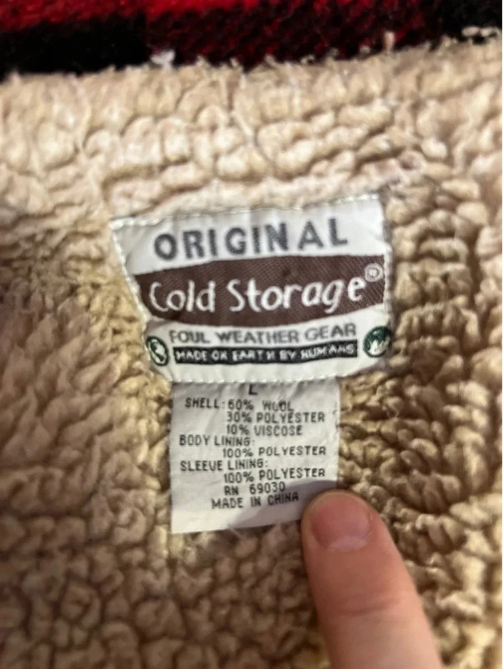 Original Cold Storage Foul Weather Gear Sz Lg Mens Coat
